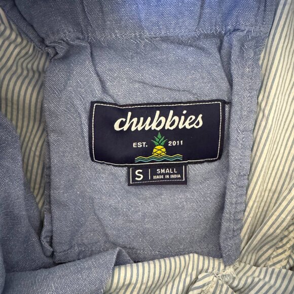 Chubbies Men's seersucker shorts, Small, Blue and white - Picture 3 of 4